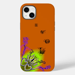 Herz mit Blume und Schmetterling Case-Mate iPhone 14 Plus Hülle