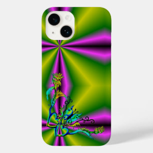 Herz mit Blume und Schmetterling Case-Mate iPhone 14 Hülle