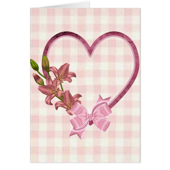 Herz mit Blumengesteck (Vorne)