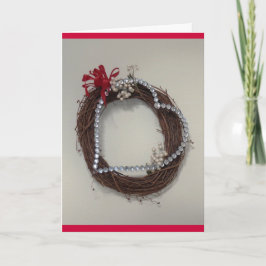 Herz mit Edelsteinen Feiertagskarte