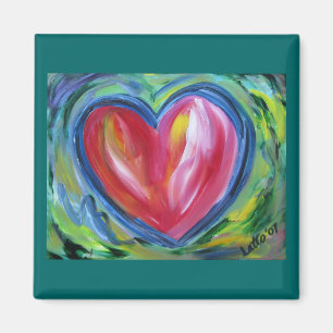 Herz mit Hope Magnet