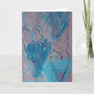 Herz-Mixed Media, Valentine Feiertagskarte