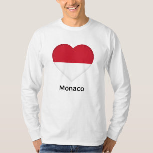 Herz - Monaco Flag T - Shirt