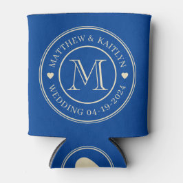 Herz-Monogramm der königlichen Hochzeit im Stil de Dosenkühler