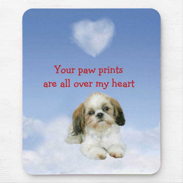 Herz Mousepad Shih Tzu (Vorne)