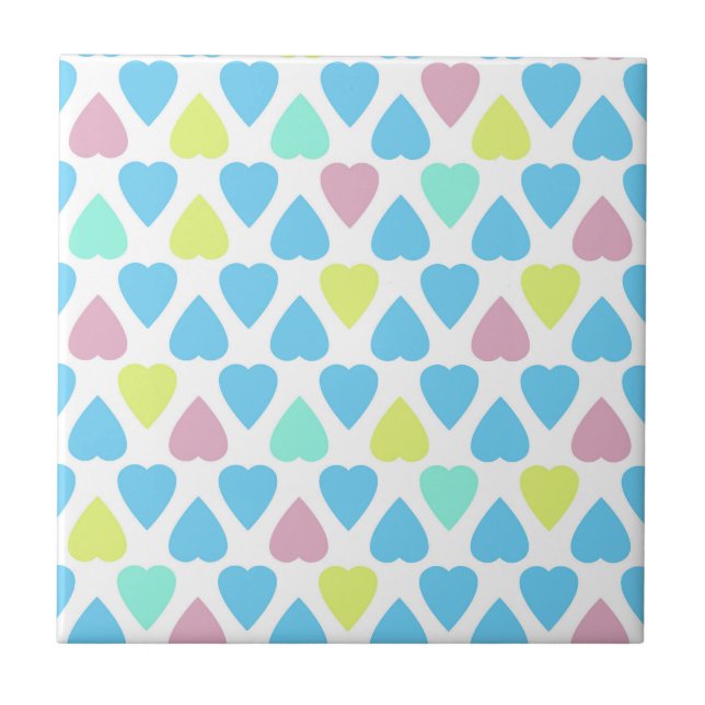 Herz multicolor fliese (Vorderseite)