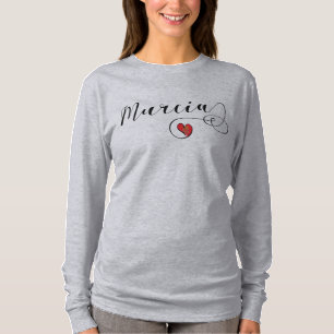 Herz Murcia Flag, Spanien, I Liebe Murcia T-Shirt