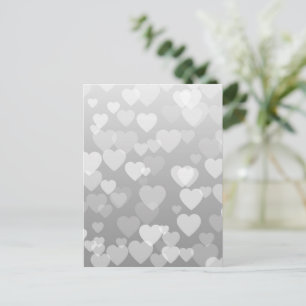 Herz-Muster 17 Postkarte