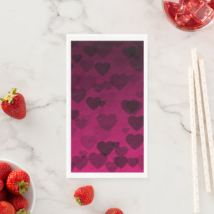 Herz-Muster 18 Serviette