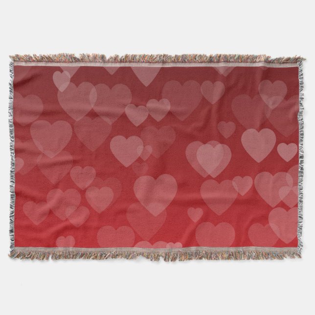 Herz-Muster 19 Decke (Vorderseite)