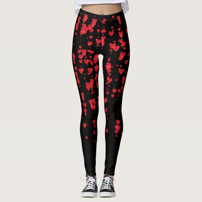 Herz-Muster 24 Leggings (Vorderseite)