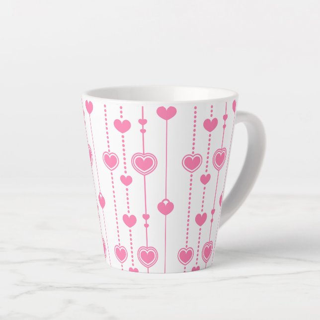 Herz-Muster 26 Milchtasse (Rechte Ecke)