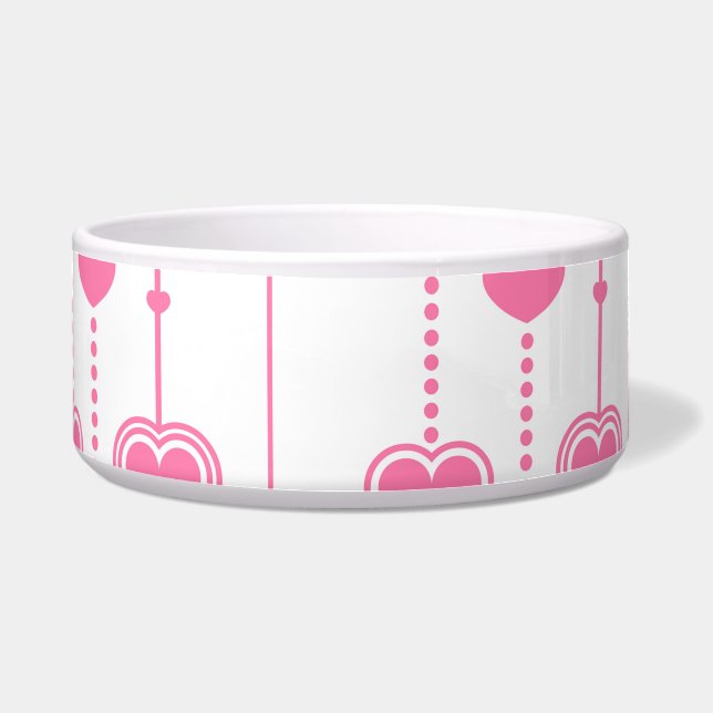 Herz-Muster 26 Napf (Vorderseite)