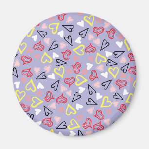 Herz-Muster 31 Magnet