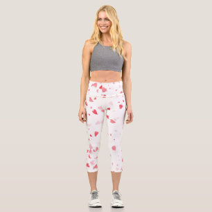 Herz-Muster 33 Capri Leggings