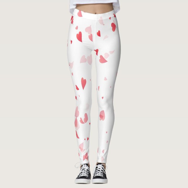 Herz-Muster 33 Leggings (Vorderseite)