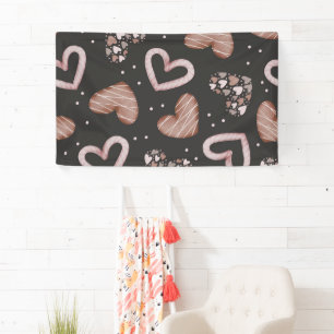 Herz-Muster 35 Banner