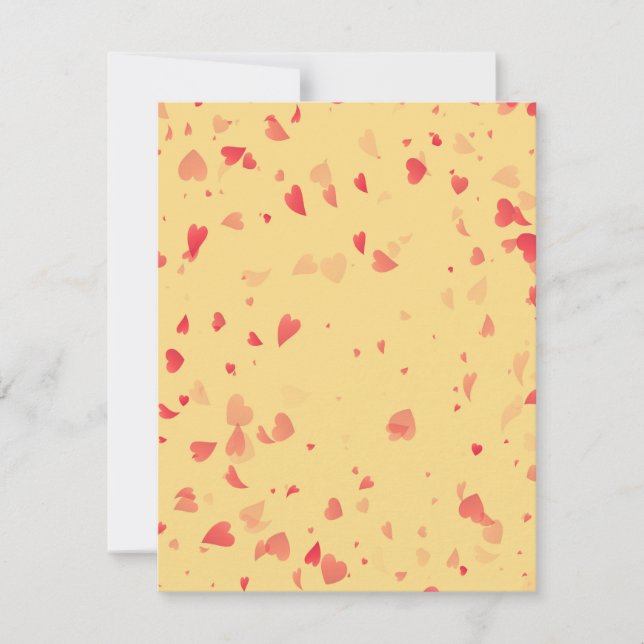 Herz-Muster 38 Mitteilungskarte (Vorderseite)