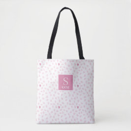 Herz-Muster-Monogramm in Rosa
