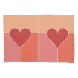 Herz-Muster-Pillowcases Kissenbezug