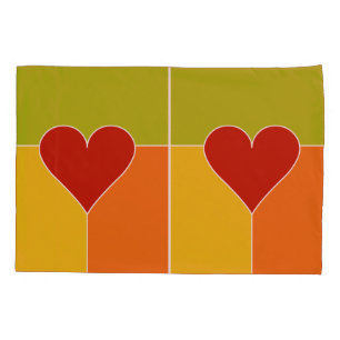 Herz-Muster-Pillowcases Kissenbezug