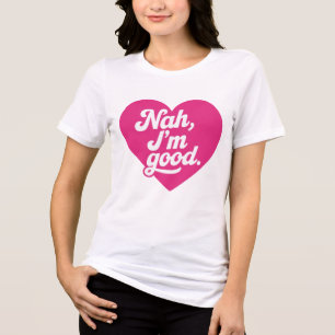 Herz Nah Mir Geht's Gut Anti-Valentinstag-Single-B Tri-Blend Shirt