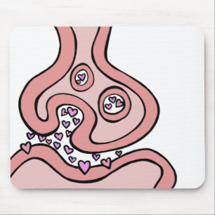 Herz Neurotransmitter Maus Pad Mousepad