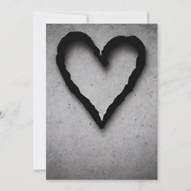 Herz, Nr. 01 Dankeskarte (Vorderseite)