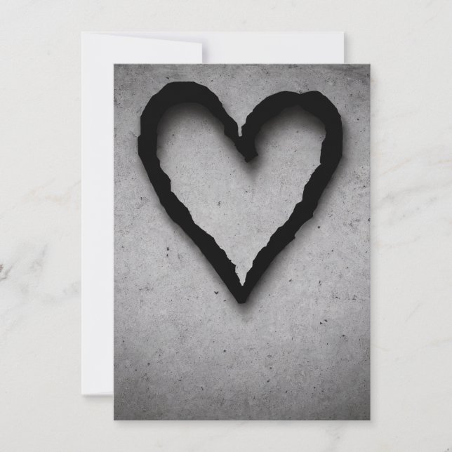 Herz, Nr. 01 Feiertagskarte (Vorderseite)