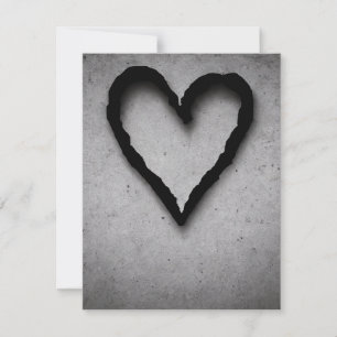 Herz, Nr. 01 Mitteilungskarte