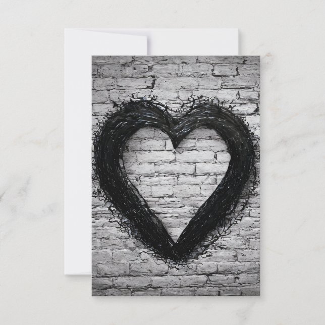 Herz, Nr. 02 Dankeskarte (Vorderseite)