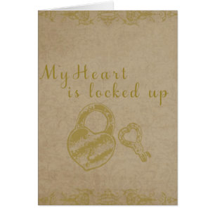 Herz oben zugeschlossen