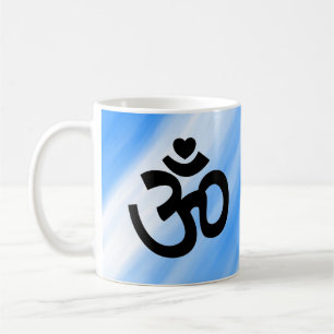 Herz Om Sign - Tasse für Yoga Liebhaber