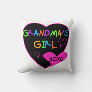 Herz-Oma's Girl-T - Shirt und Geschenke Kissen