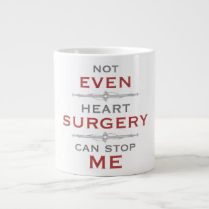 Herz-Operation-Spaß Jumbo-Tasse