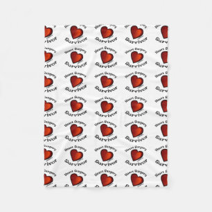 Herz-Operations-Überlebender Fleecedecke