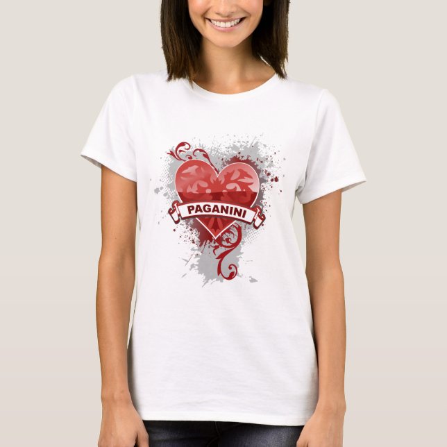 Herz Paganini T-Shirt (Vorderseite)