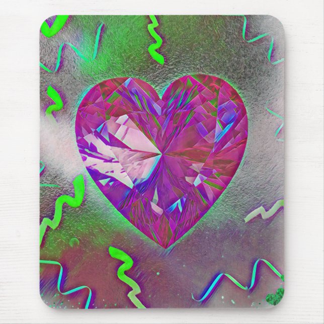 Herz-Party Mousepad (Vorne)