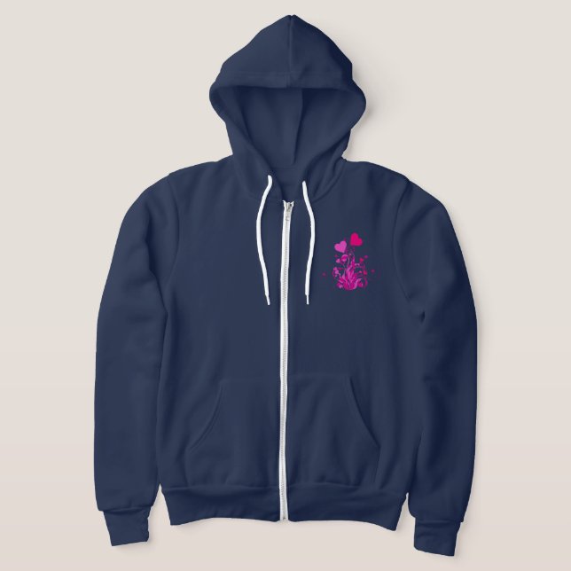 Herz-Pflanze Hoodie (Ablage )