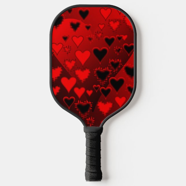 Herz Pickleball Schläger (Vorderseite)