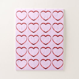 Herz Pink Puzzle