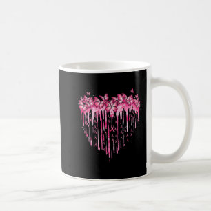 Herz Pink Ribbon Schmetterlinge Brustkrebs Awaren Kaffeetasse