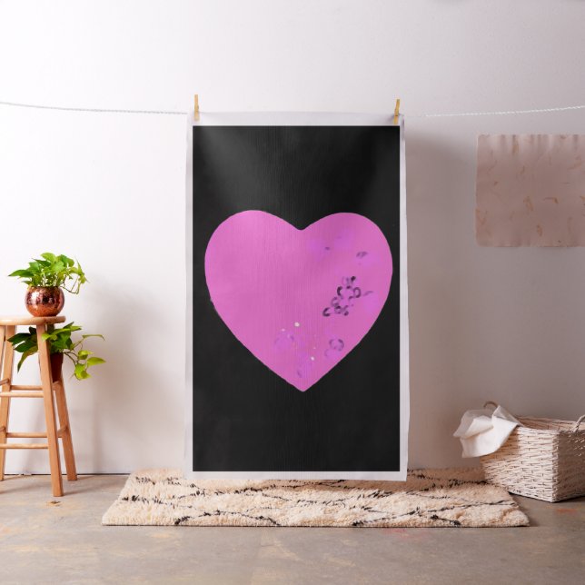 HERZ PINK STOFF (Beispiel)