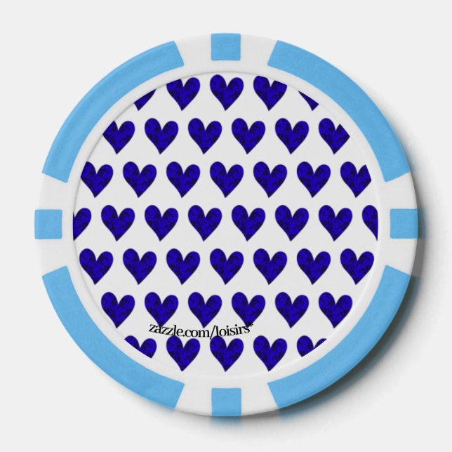 Herz Pokerchips (Vorderseite)