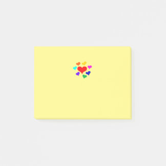 Herz Post-it Klebezettel