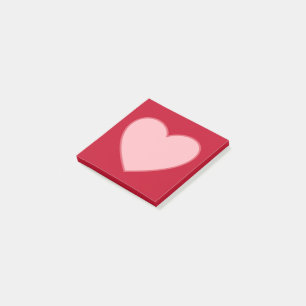 Herz Post It Notes Notizblock Geschenk