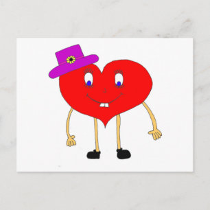 herz postkarte