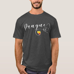 Herz-Prag-T-Shirt, Tschechische Republik T-Shirt