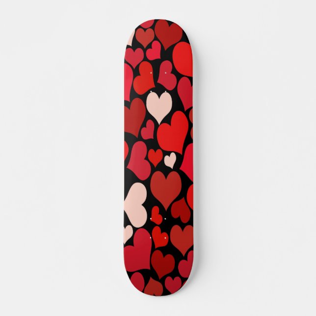 Herz Print Skateboard (Vorne)