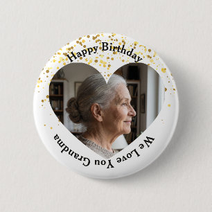 Herz Rahmen Alles Gute zum Geburtstag Wir lieben d Button